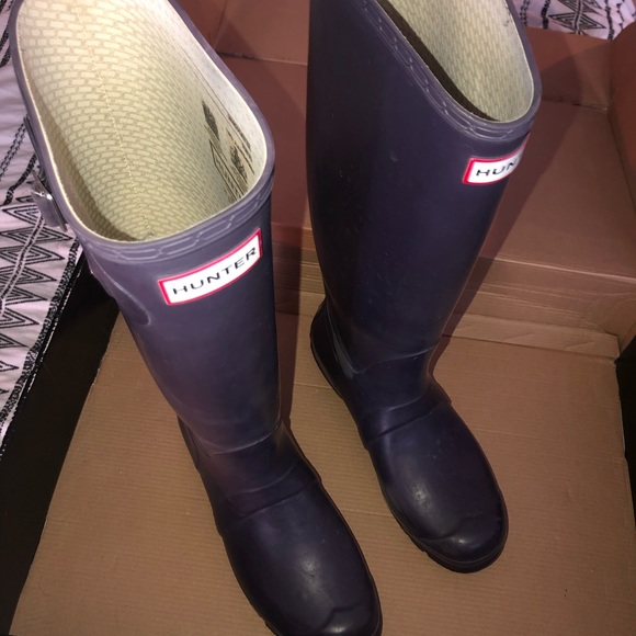 Hunter Shoes - Hunter Tall Rain boots in purple